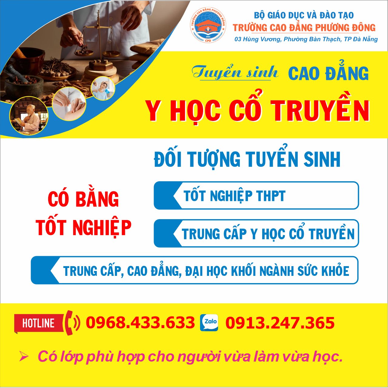 Thông tin tuyển sinh ngành Y học cổ truyền